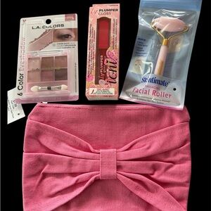 Pink Bow Clutch by Unknown Brand